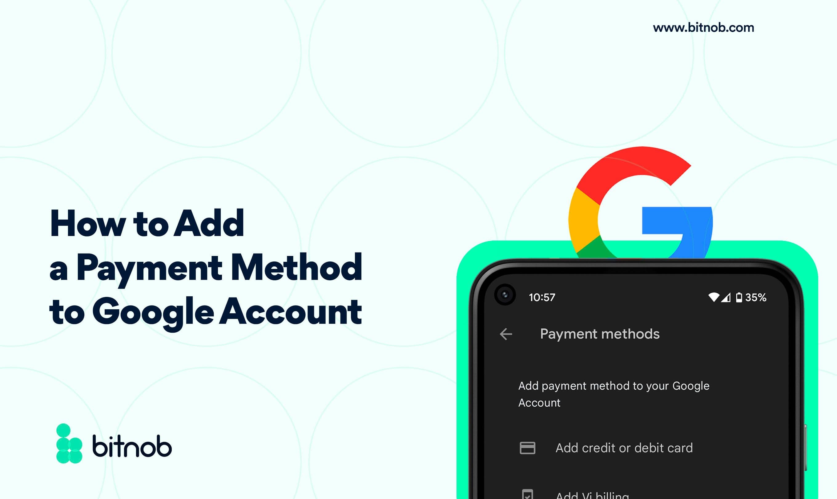 How to add Payment Method to Google Account