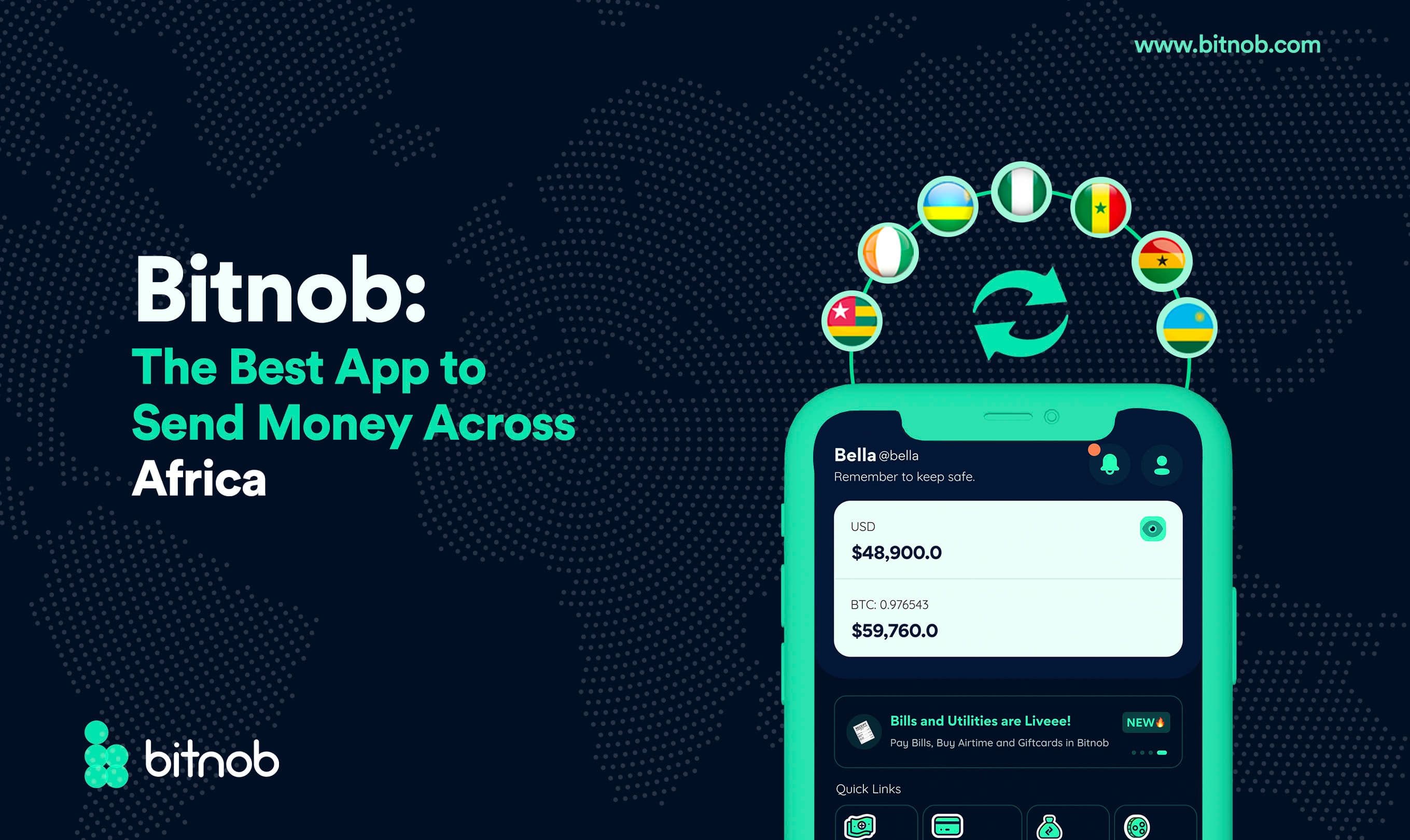Bitnob: The Best App to Send Money Across Africa