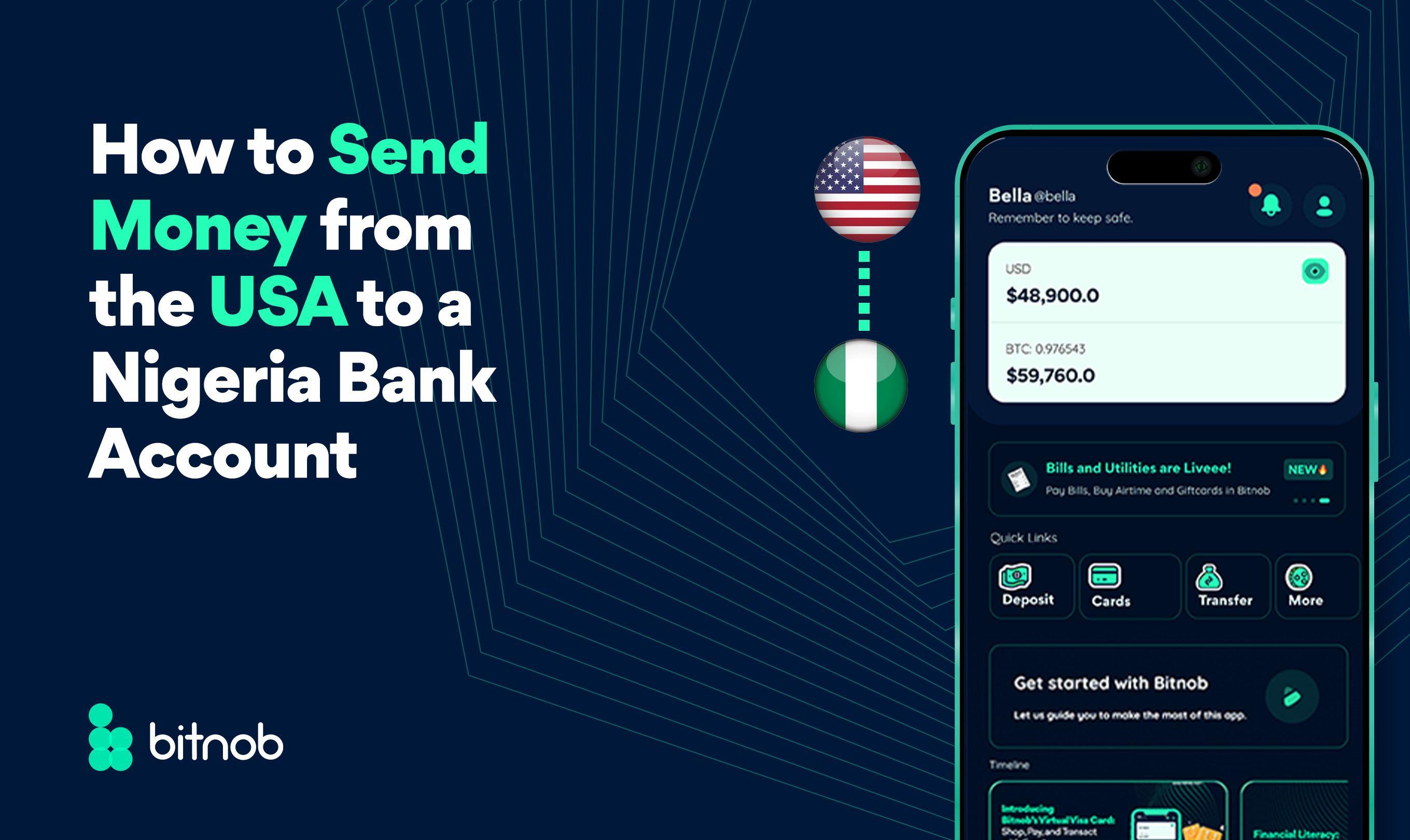 How to Send Money From The USA to a Nigeria Bank Account